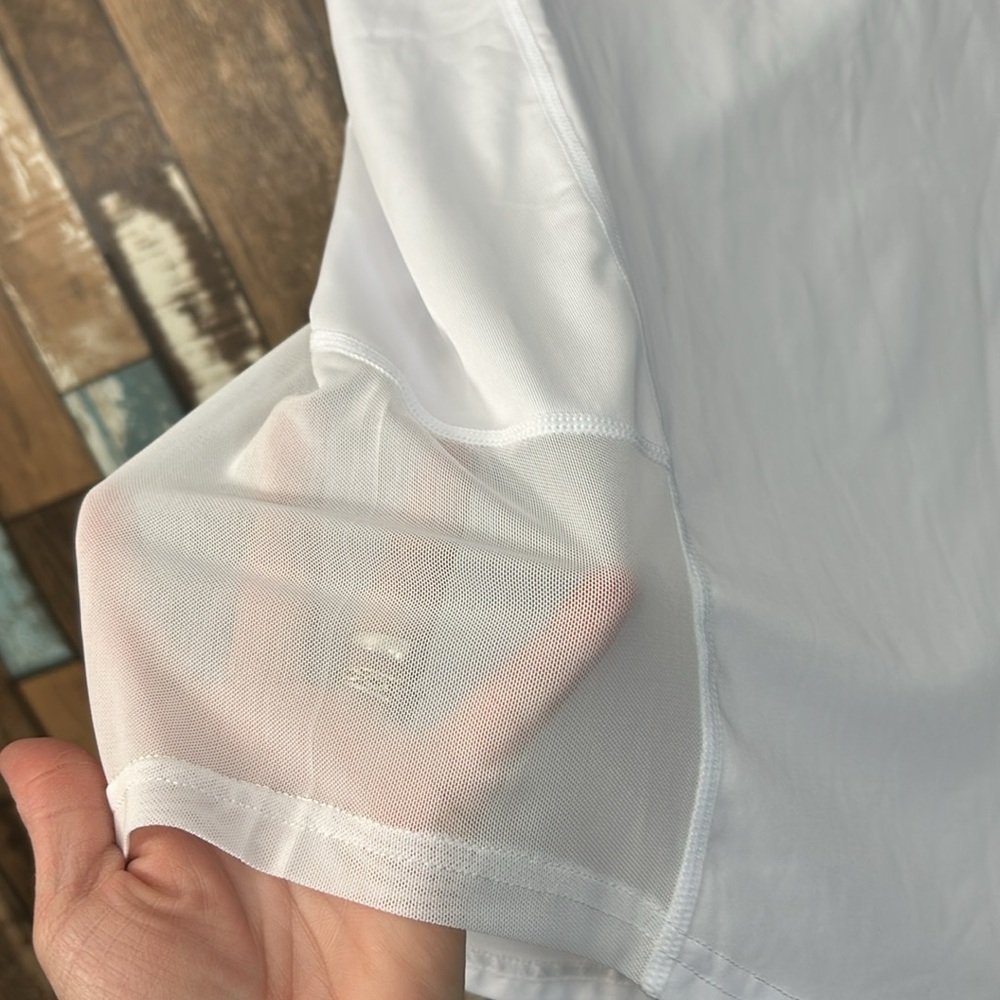 Liberty Pro white mesh sides performance shirt - Picture 6 of 12